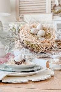 lot 1608 image: decorative egg nests
