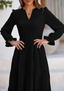 lot 1889 image: Prettygarden Womens Black Dress Medium