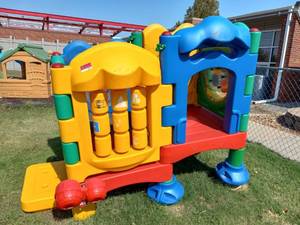 lot 5311 image: Plastic Childrens Outdoor Play Structure