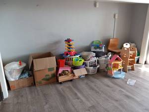 lot 5346 image: Large Lot Of Childrens Furniture, Toys And Supplies