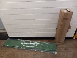 lot 5353 image: Colorations 36in x 1000ft Craft Paper And Sand Lock Sandbox