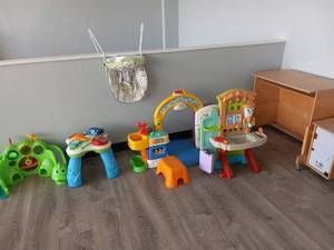 lot 5361 image: Large Lot Of Childrens Toys And Desk