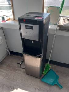 lot 5364 image: Hamilton Beach Water Dispenser, Dry Erase Boards, Storage Drawer And Supplies
