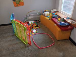 lot 5373 image: Large Lot Of Childrens Toys And Furniture