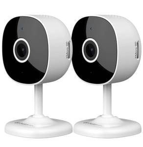 lot 19200 image: Galayou Indoor Home Security Cameras - 2K WiFi Surveillance Camera with Two-Way Audio for BabyPetDogNanny, Smart Siren with Phone App, SDCloud Storage, Works with Alexa & Google Home G7-2PACK