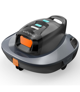 lot 19303 image: Cordless Robotic Pool Vacuum Cleaner,Portable Swimming Pool Vacuum Self-Parking Technology with LED Indicator,Ideal for Above GroundFlat Pools up to 860 Sq.Ft,Lasts 90 Mins Grey