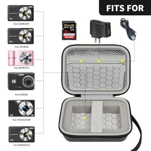 lot 19570 image: Carrying & Protective Case for Digital Camera, AbergBest 21 Mega Pixels 2.7 LCD Rechargeable HDKodak PixproCanon PowerShot ELPH 180190  Sony DSCW800  DSCW830 Cameras for Travel - Black