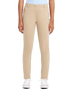 lot 20069 image: Nautica Juniors Uniform Stretch Jegging Pant, khaki, 1113