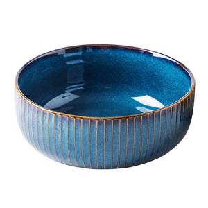 lot 20128 image: Salad Bowl 66 Oz, 8 Large Soup Bowls, Porcelain Round Serving Bowl Blue Decorative Bowl for Salad, Chip, Cereal, Fruits and Pasta (1pc)