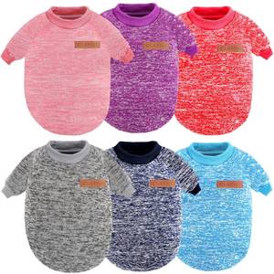 lot 20135 image: 6 Pieces Dog Sweater Classic Warm Pet Sweaters Pet Dog Clothes Knitwear Dog Pajamas for Small Dog Puppy Kitten Cat (Purple, Grey, Pink, Navy Blue,Rose Red, Light Blue,M) - Retail $1214.03