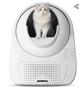 lot 19437 image: CATLINK Self Cleaning Cat Litter Box, Automatic Cat Litter Box, Double Odor Removal, Cat Litter Box for Cats from 3.5 pounds to 22 pounds - Retail $399