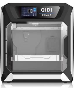 lot 19229 image: QIDI MAX3 3D Printer, High-Speed Large Size 3D Printers, 600mms Fast Print, Fully Auto Leveling, 65 Chamber Heat, All-Around &amp High Precision Industrial Grade, Large Printing Size 12.812.812.4 - Retail $899