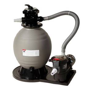 lot 19241 image: Blue Wave Sandman Sand Filter System w 1.5HP Pump - Above Ground - Retail $678.99