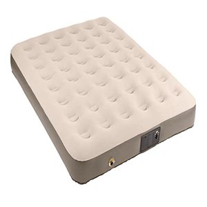 lot 19263 image: Coleman QuickBed Elite Extra-High Airbed with Built-In Pump, Leak-Free Airbed with Soft Plush Top and Carry Bag