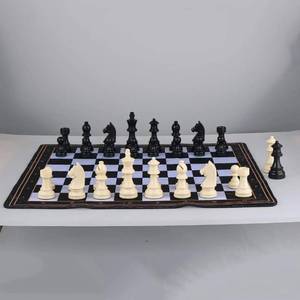 lot 19273 image: Peradix Chess Set 52x52 cm Foldable Chess Board with Carrying Bag