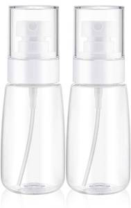 lot 20015 image: TOSERSPBE Spray Water Bottle Hair Mister, Fine Mist Stylist Sprayers 360 Empty Small Misting Spritzer, Perfume Atomizer with Pump Clear Containers (2PCS2oz)