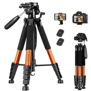 lot 20026 image: Victiv Tripod 74�� Camera Tripod for Cell Phone, Aluminum Professional Heavy Duty Camera Tripod Stand, Tripod for Camera DSLR SLR with Carry Bag, Compatible with Canon Nikon iPhone