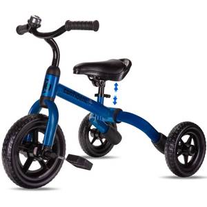 lot 20028 image: YGJT 3 in 1 Tricycle for Toddlers Age 2-5 Years Old, Folding Kids Balance Bikes with Adjustable Seat and Removable Pedal, Ride-on Toys for Infant, Gift for Baby Boys Girls Birthday(Blue)