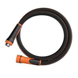 lot 20098 image: Giraffe Tools Garden Leader Hose 58 inch x 5ft, Short Water Hose Heavy Duty, Flexible, Lightweight Hybrid Hose with Swivel Handle, Male to Female Fittings