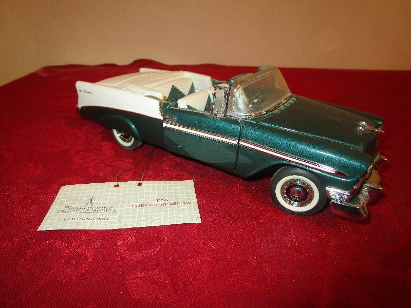 lot 1026 image: Franklin Mint 1956 Chevy Bel Air 132 Diecast
