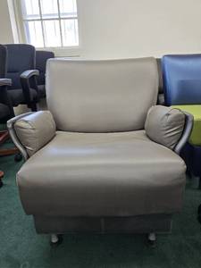 lot 48823 image: Silver Metallic Accent Chair