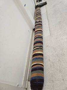 lot 25252 image: 12 X 12 Striped Rug