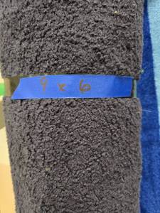 lot 25292 image: 9ft X 6ft Black Rug