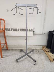 lot 25352 image: Tandem Sport Volleyball Double Net Storage Rack - Holds 2 Standard Nets&nbsp