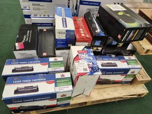 lot 48756 image: Large Lot Of Toner Cartridges, Including SkilCraft, Ability One And More