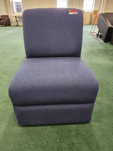 lot 48774 image: Navy Blue Accent Chair