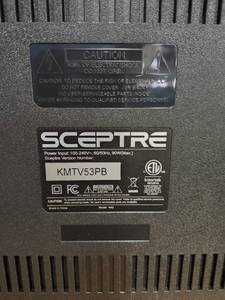 lot 48663 image: Sceptre 42in TV Model KMTV53PB