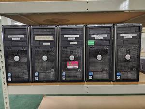 lot 48664 image: (5) Dell Optiplex Intel Core Duo