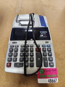 lot 48667 image: Canon MP11DX Clock And Calculator Model MP11DX