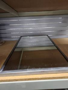 lot 48744 image: Metal Hanging Wall Mirror