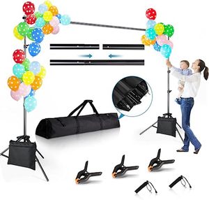lot 49394 image: Backdrop Stand 8.5x10ft, Photo Video Studio Adjustable Backdrop Stand for Parties, Wedding, Photography, Advertising Display