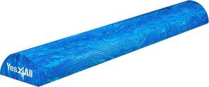 lot 49404 image: Yes4All Medium-Density EVA Foam Roller for Back - Half Back Roller for Exercise, Yoga & Pilates Blue - 36 inch