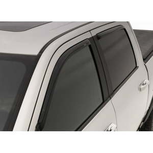 lot 49410 image: Auto Ventshade AVS 194804 Ventvisor In-Channel Side Window Deflector 4 pc set for 2019-2021 Chevrolet Silverado 1500GMC Sierra 1500 Double Cab - Retail $143.95