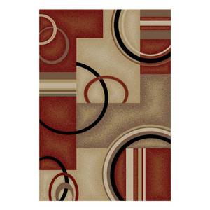 lot 49430 image: Well Woven Barclay Arcs & Shapes Red Modern Geometric 23 x 73 Runner