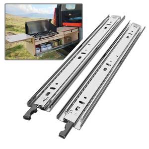 lot 49435 image: PHWALK 1 Pair 34 Inch 100 Lb Heavy Duty Drawer Slides with Lock Full Extension Ball Bearing Cabinet Telescoping Sliding Rails Tool Box Runners Tracks Glides Side Mount