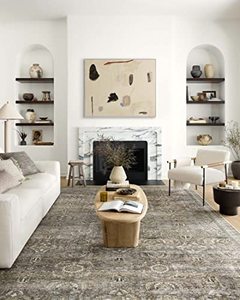 lot 49457 image: Loloi II Layla Antique  Moss 2-3 x 3-9 Accent Rug