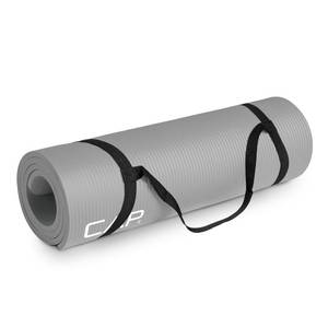 lot 49459 image: CAP Barbell High Density Exercise Mat with strap, 68x24 12mm - Gray