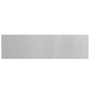 lot 49464 image: Prime-Line J 4620 10 x 34 In., Aluminum, Door Kick, Satin Finish (Single Pack)