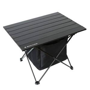 lot 49494 image: ROCK CLOUD Portable Camping Table Ultralight Aluminum Camp Table with Storage Bag Folding Beach Table for Camping Hiking Backpacking Outdoor Picnic, Size M