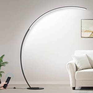 lot 49507 image: Dimmable LED Floor Lamp with 3 Color Temperatures, Ultra Bright 2000LM Arc Floor Lamps for Living Room, Modern Standing Tall Lamp with Remote Control Reading Floor Lamp for Bedroom Office Classroom - Retail $89.61