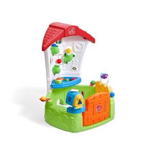 lot 49532 image: Step2 Toddler Corner House for Kids, IndoorOutdoor Activity Playset for Toddlers, Ages 1-2 Years Old, Easy Assembly, Multicolor - Retail $119.46