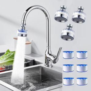 lot 31051 image: LUV 3Pack Sink Water Filter Faucetz Faucet Filter-360° Rotating Fauc Filters Purifier Kitchen Tap Filtration Removes Chlorofluoride Heavy Metal Hard Water Suitable for Home Bathrooms and Kitchens