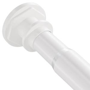 lot 31133 image: XIQIYY Spring Tension Curtain Rod 28-48Inch Short Tension Rod for Windows Shower Curtain Rod,Doorway,Closet,White