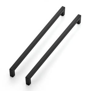 lot 52887 image: Ravinte 15 Pack 12-35 Inch Kitchen Square Cabinet Handles Matte Black Cabinet Pulls Black Drawer Pulls Kitchen Cabinet Hardware Kitchen Handles for Cabinets Cupboard Handles Drawer Handles