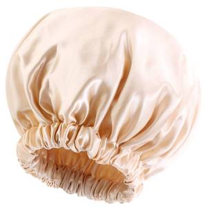 lot 52893 image: Satin Bonnet Silk Bonnet Hair Bonnet for Sleeping-Slouchy Beanie Hat Satin Sleep Cap for Womens Natural & Curly Hair(Champagne)
