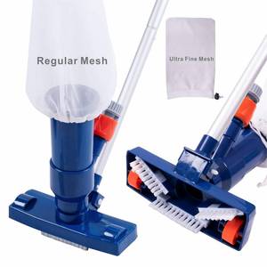 lot 52895 image: Upgraded Swimming Pool Spa Jet Vacuum Cleaner with Brush & 56 Pole,for Above GroundInflatable Pool,Hot Tub,Pond, Spa, Lake and Fountain